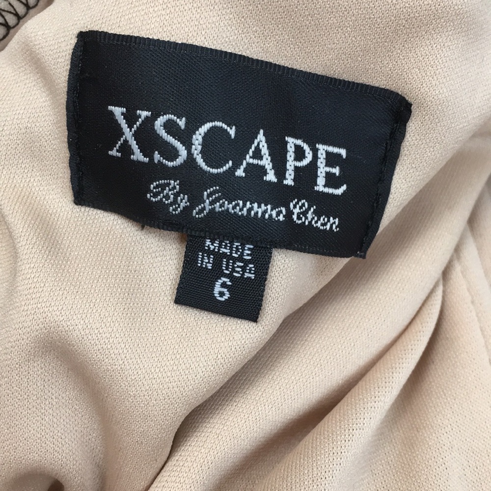 XScape by Joanna Chen Belted Black lace top 6 - Picture 7 of 8